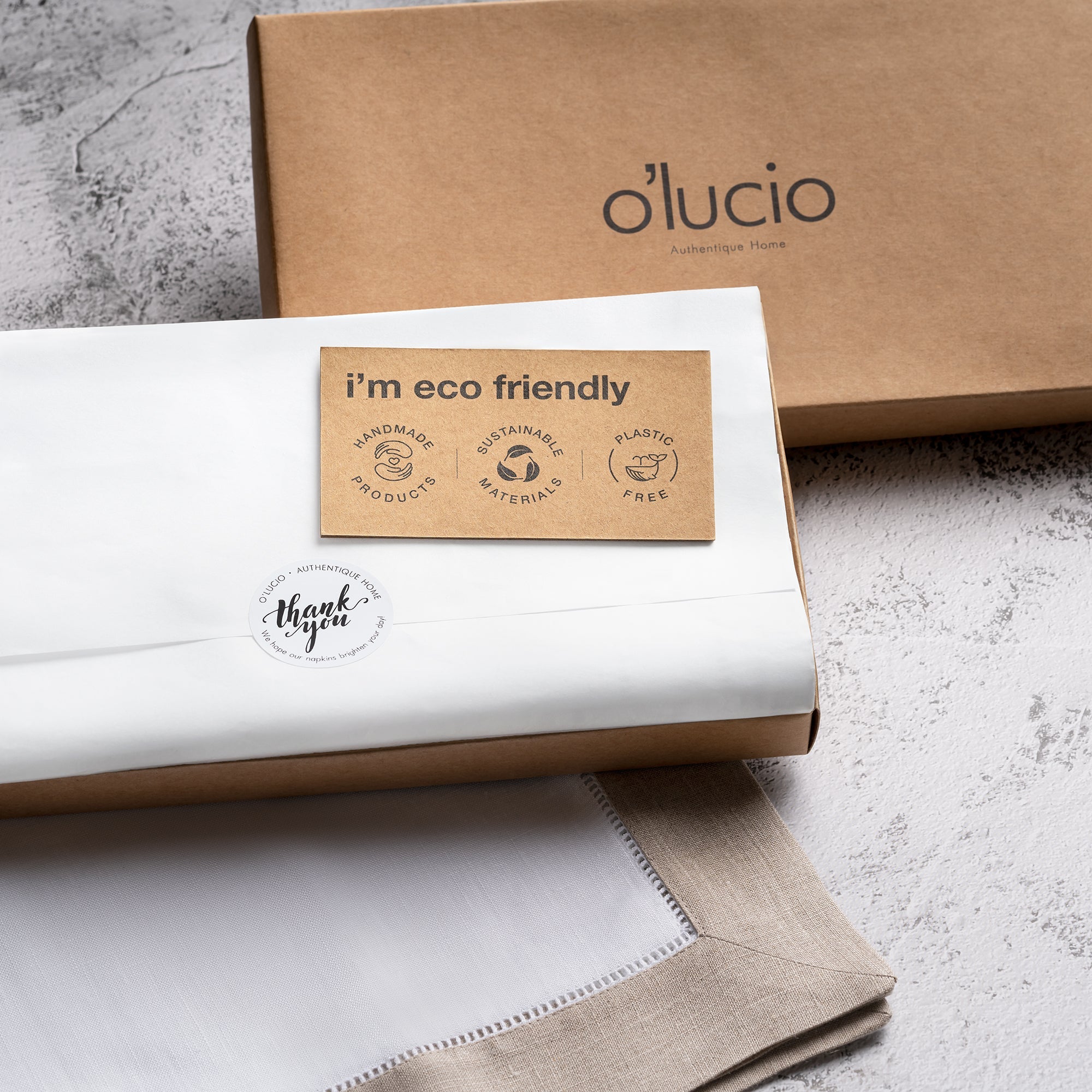 Luxe Hemstitch Bordered Linen Placemats - Set of 4, 14 X 19 inch - Multiple Colors