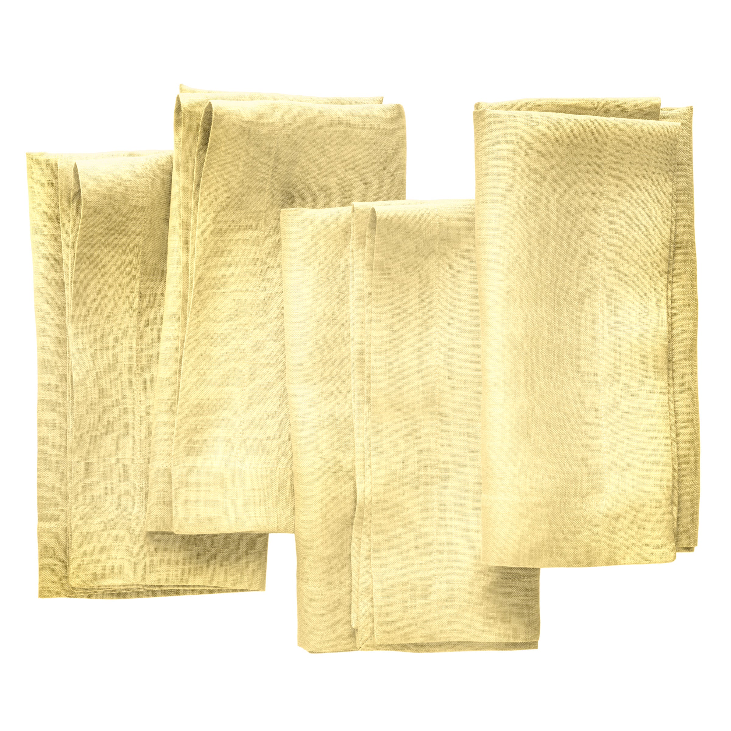 Aura Linen Napkins - Set of 4, 20 x 20 inch - Multiple Colors