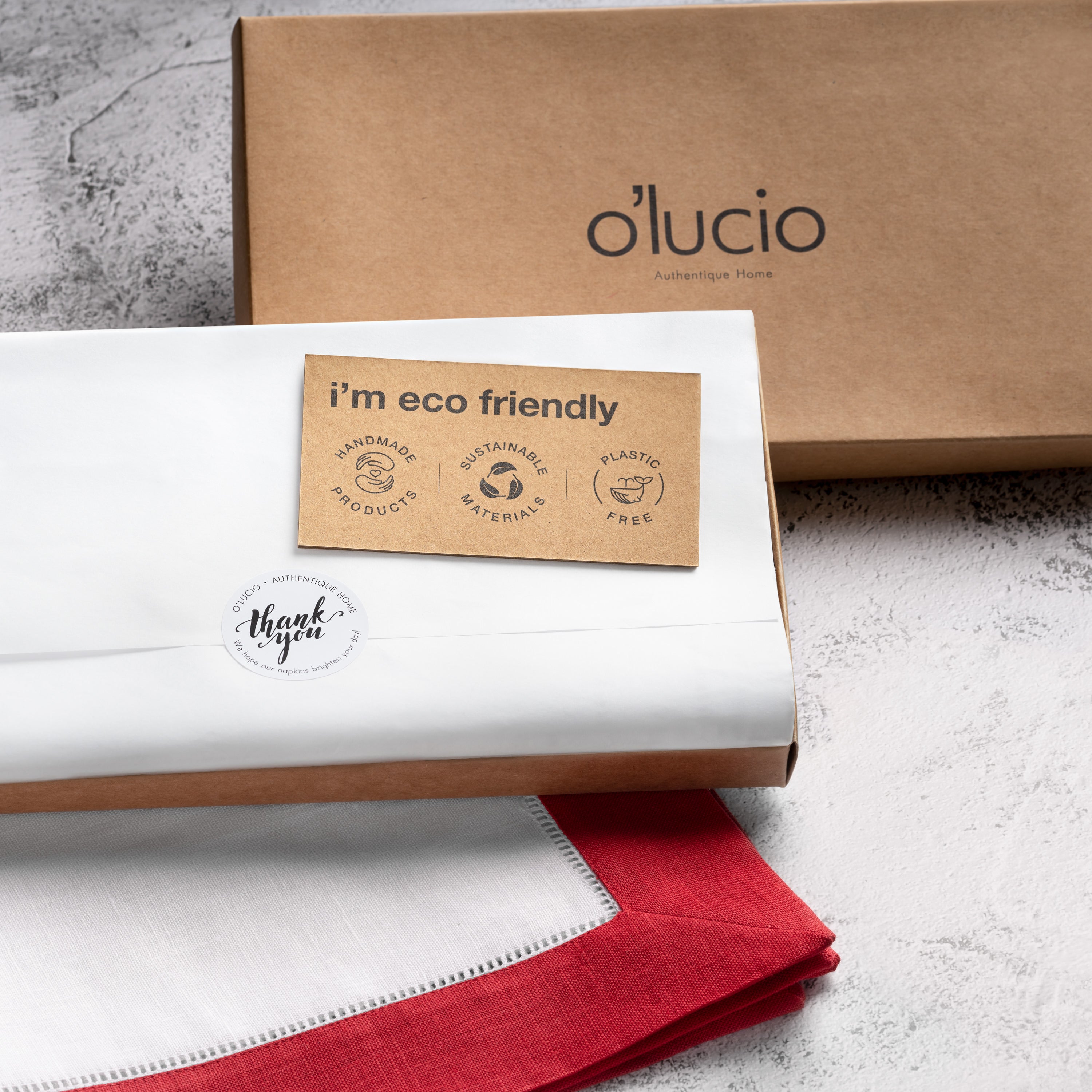 Luxe Hemstitch Bordered Linen Placemats - Set of 4, 14 X 19 inch - Multiple Colors