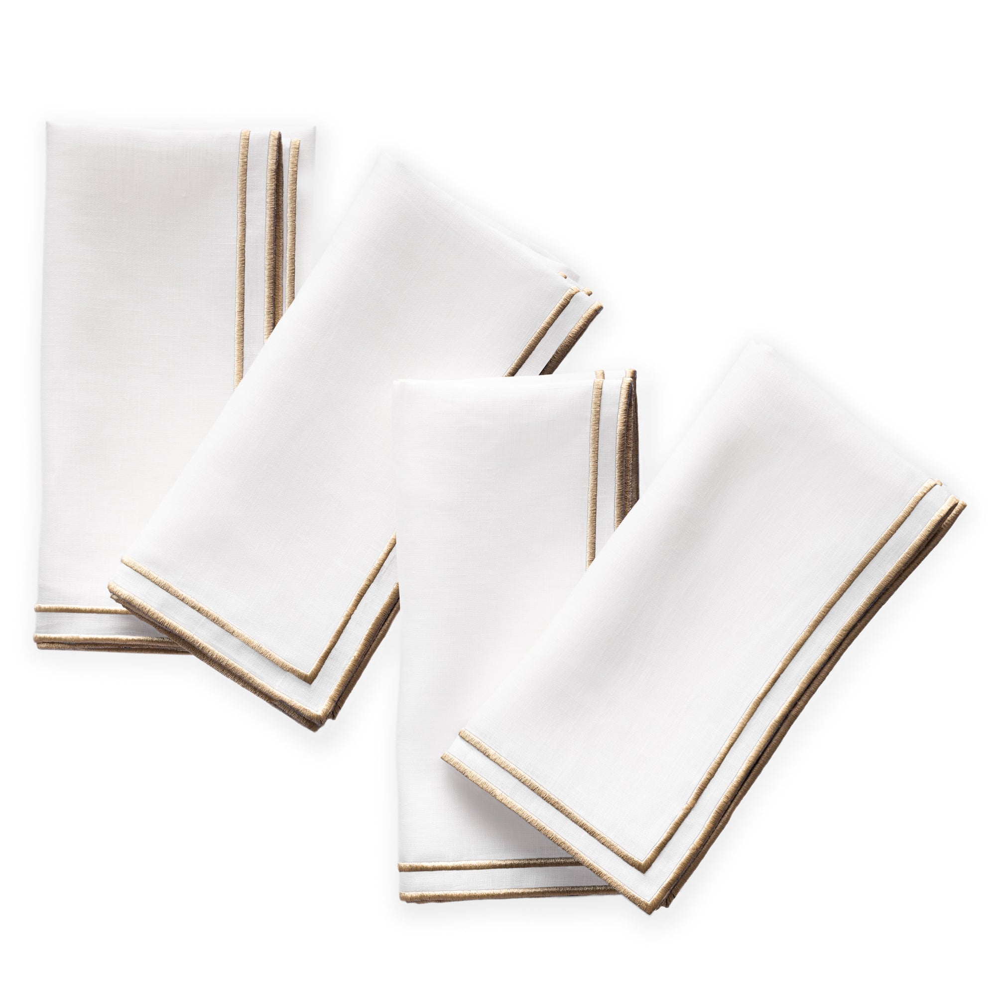 Haute Linen Napkins - Set of 4, 20x20 inch - Multiple Colors