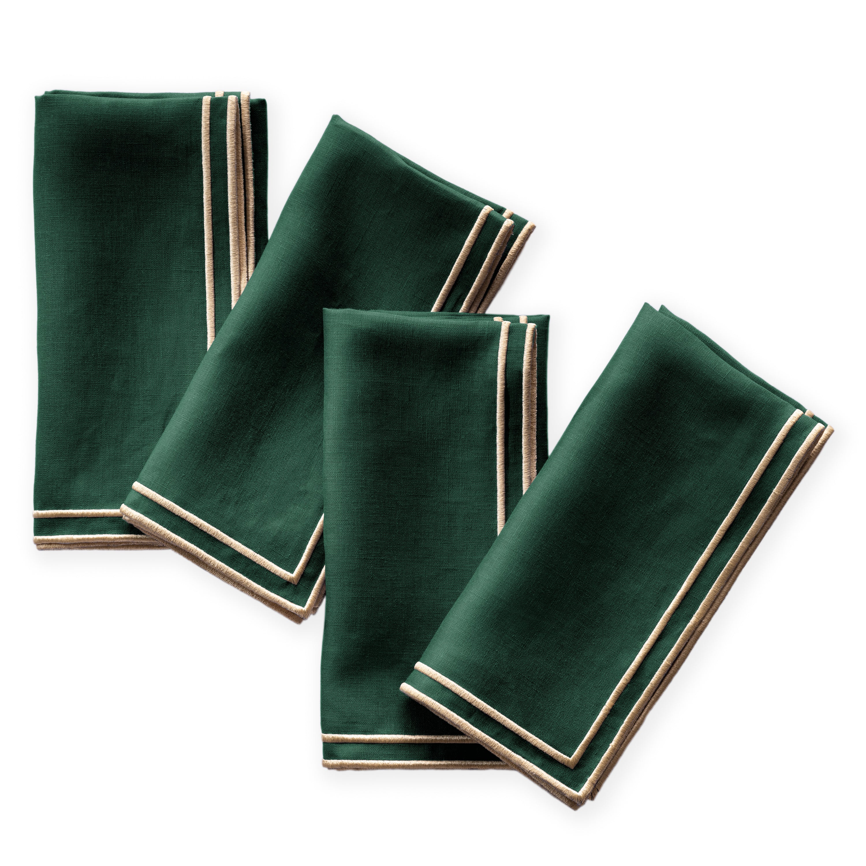 Haute Linen Napkins - Set of 4, 20x20 inch - Multiple Colors